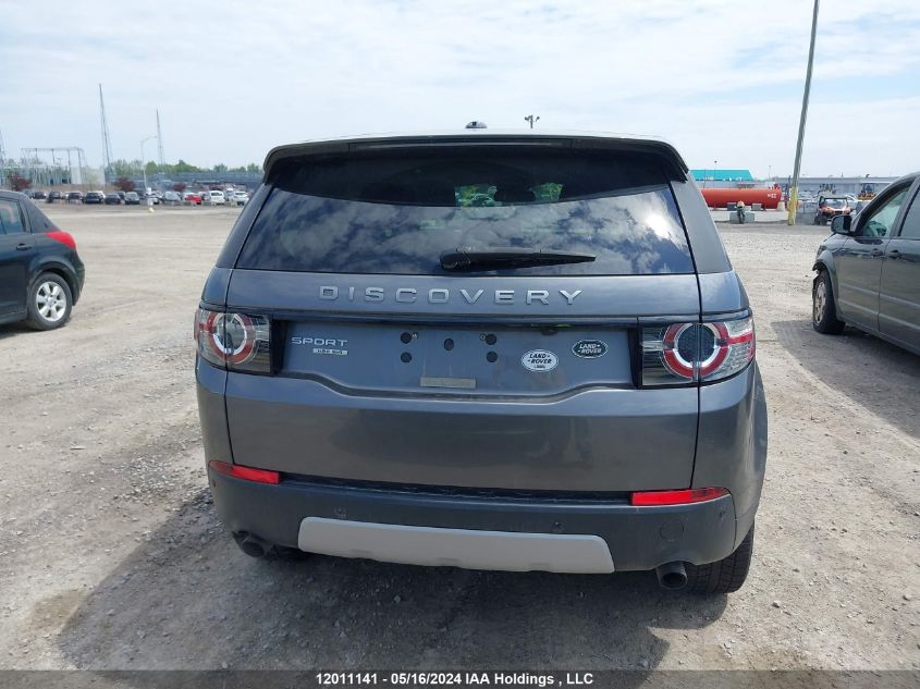 2016 Land Rover Discovery Sport VIN: SALCR2BGXGH599695 Lot: 12011141