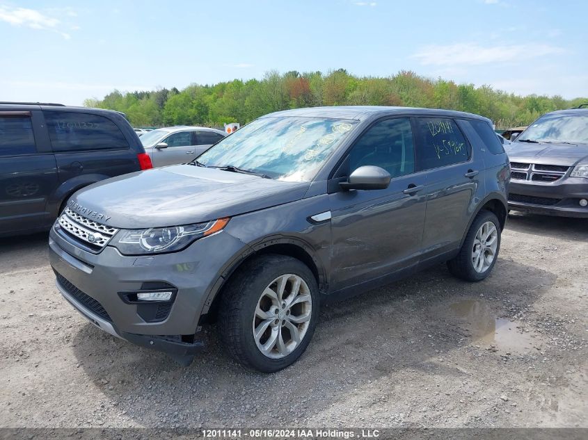 2016 Land Rover Discovery Sport VIN: SALCR2BGXGH599695 Lot: 12011141