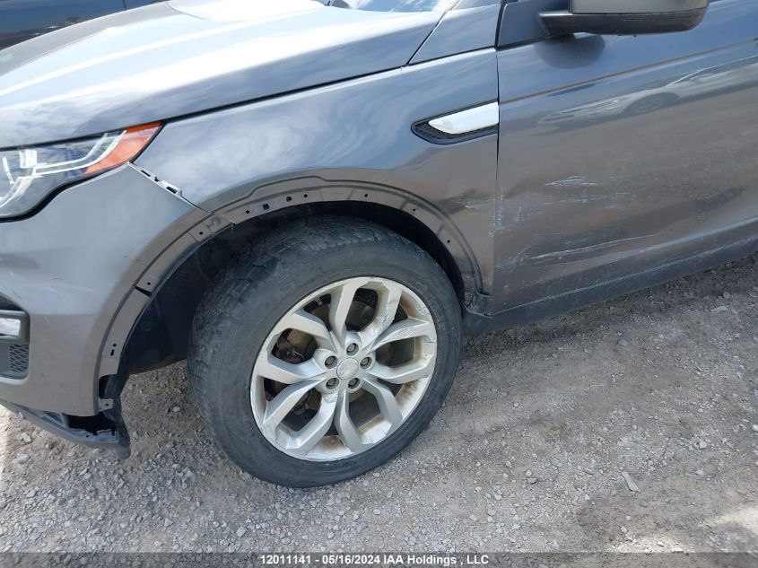 2016 Land Rover Discovery Sport VIN: SALCR2BGXGH599695 Lot: 12011141