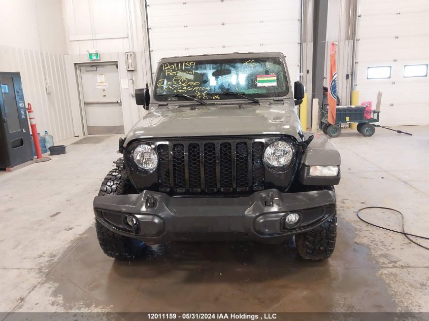 2023 Jeep Gladiator Willys VIN: 1C6HJTAG0PL533690 Lot: 12011159