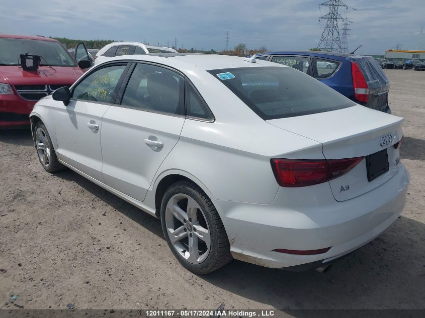 2017 Audi A3 VIN: WAUB8GFF9H1017999 Lot: 12011167