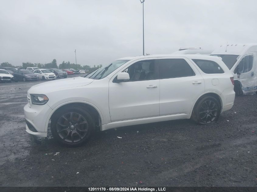 2017 Dodge Durango VIN: 1C4SDJCT3HC643610 Lot: 12011170