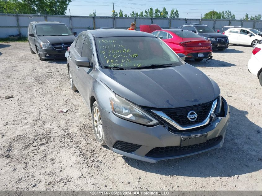 2016 Nissan Sentra VIN: 3N1AB7AP4GL674140 Lot: 12011174