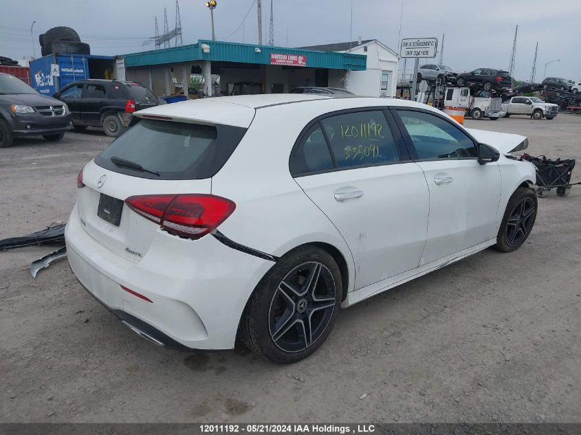 2022 Mercedes-Benz A-Class VIN: W1K3F4HB3NJ335091 Lot: 12011192