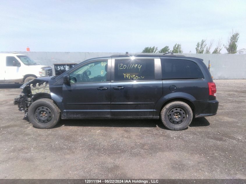 2013 Dodge Grand Caravan Se/Sxt VIN: 2C4RDGBG7DR748450 Lot: 12011194