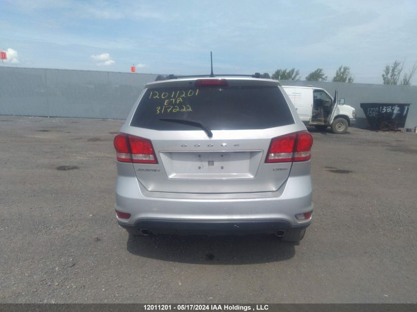 2012 Dodge Journey Sxt VIN: 3C4PDCCG6CT317222 Lot: 12011201