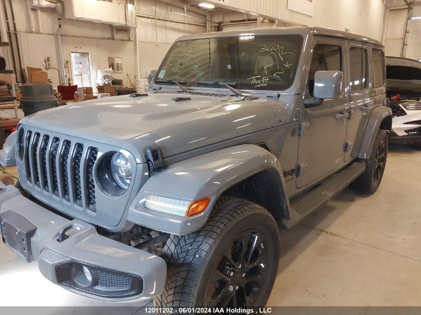 2022 Jeep Wrangler Unlimited VIN: 1C4HJXEG8NW193405 Lot: 12011202