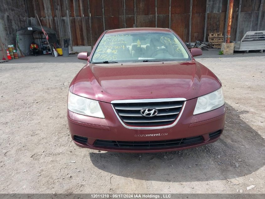 2009 Hyundai Sonata Gls VIN: 5NPET46C89H446404 Lot: 12011210