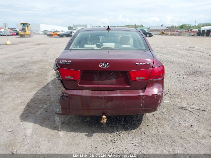 2009 Hyundai Sonata Gls VIN: 5NPET46C89H446404 Lot: 12011210