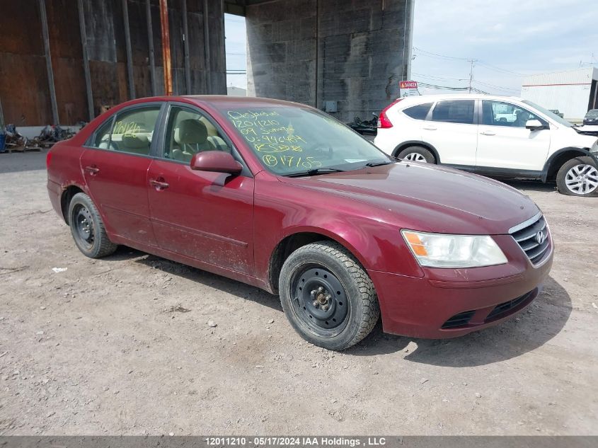 2009 Hyundai Sonata Gls VIN: 5NPET46C89H446404 Lot: 12011210