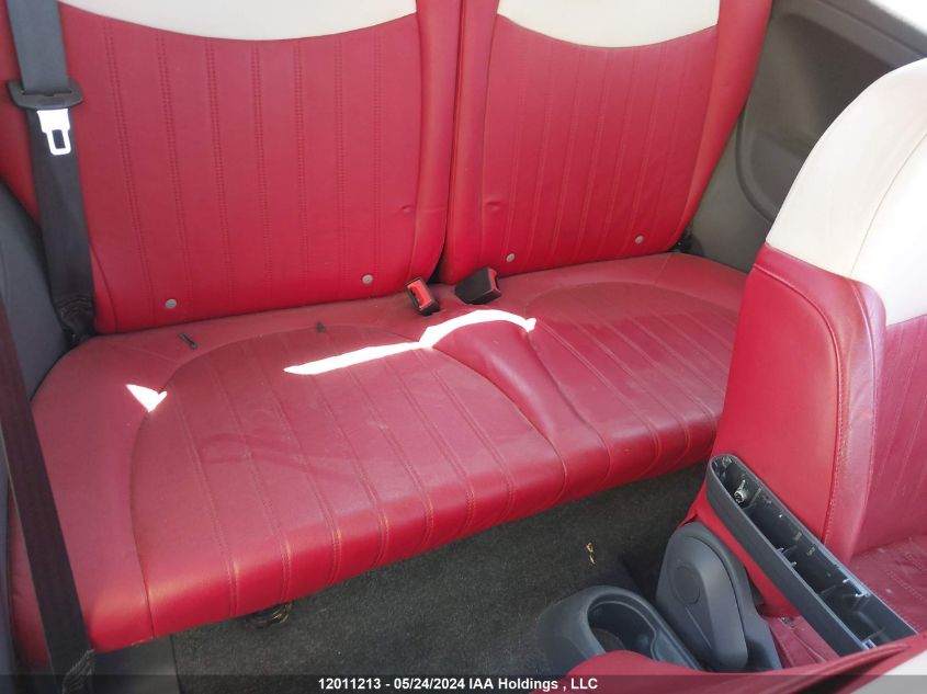 2012 Fiat 500 Lounge VIN: 3C3CFFER2CT123557 Lot: 12011213