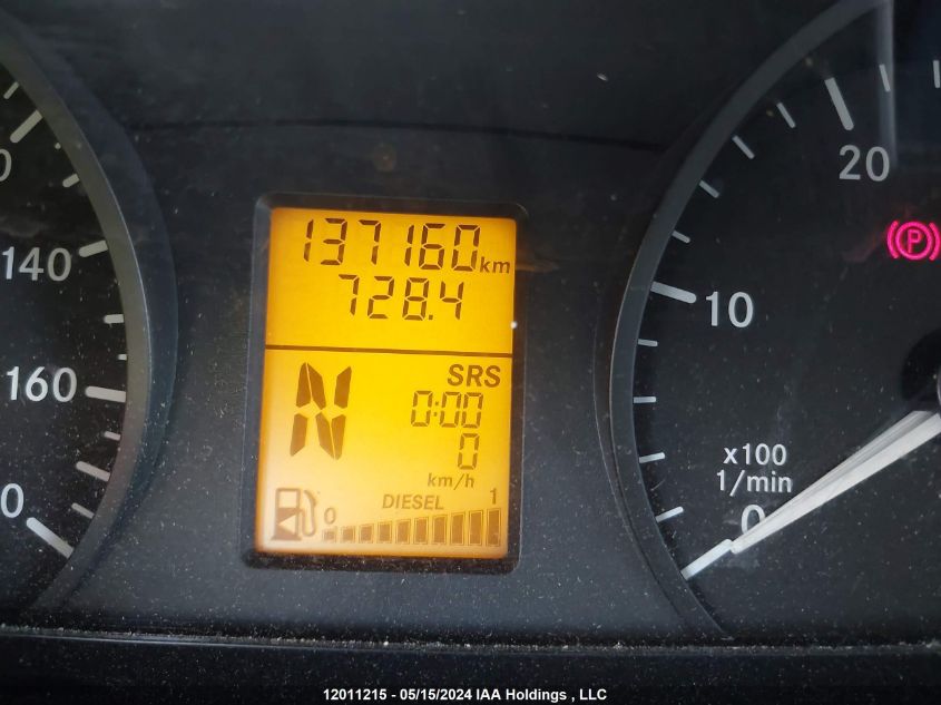 2010 Mercedes-Benz Sprinter 2500 VIN: WD3BE7CC5A5451299 Lot: 12011215