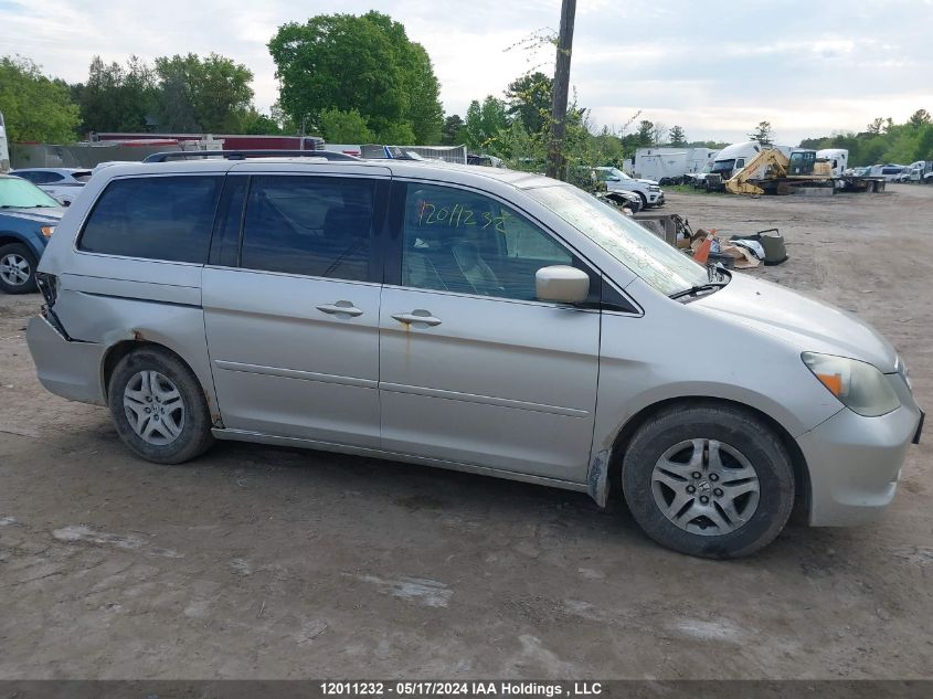 2005 Honda Odyssey Ex-L VIN: 5FNRL387X5B501133 Lot: 12011232