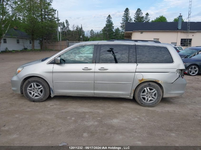 2005 Honda Odyssey Ex-L VIN: 5FNRL387X5B501133 Lot: 12011232