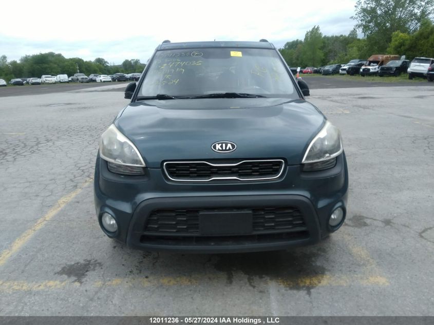 2012 Kia Soul +/!/Sport VIN: KNDJT2A60C7474035 Lot: 12011236