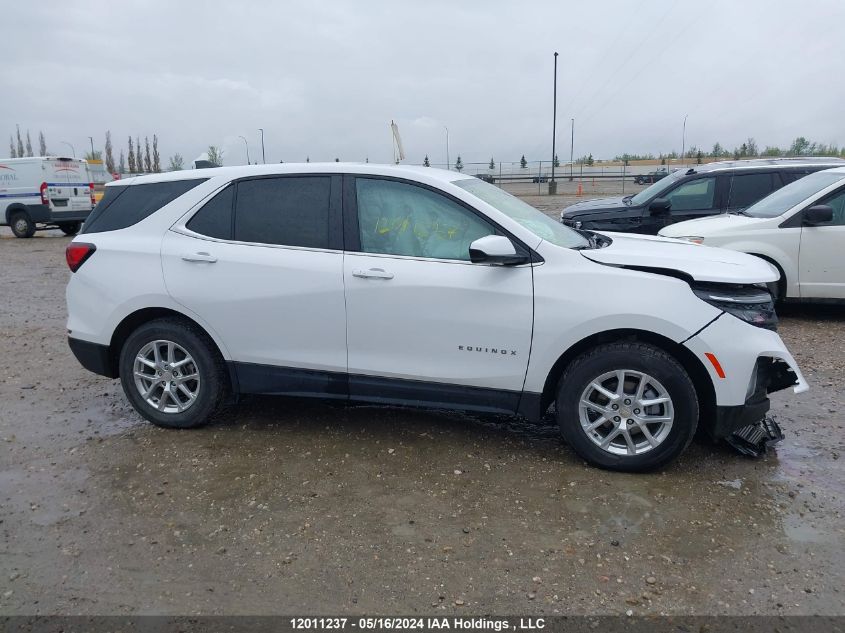 2022 Chevrolet Equinox VIN: 3GNAXUEV7NL276253 Lot: 12011237