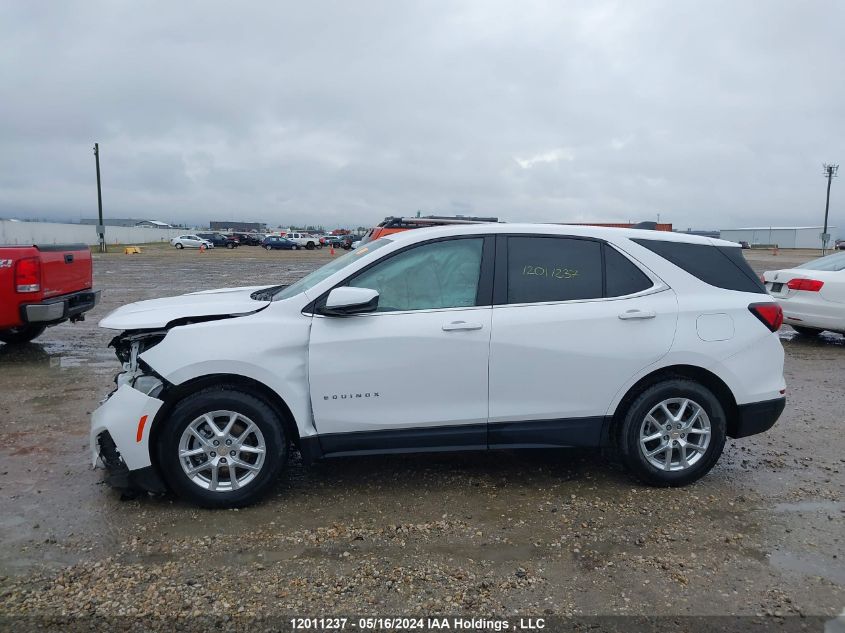 2022 Chevrolet Equinox VIN: 3GNAXUEV7NL276253 Lot: 12011237