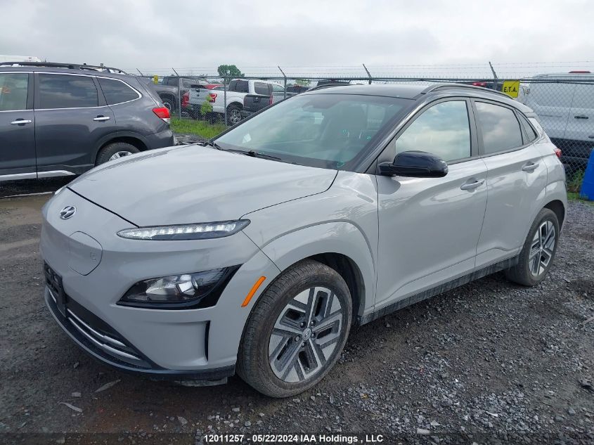 2023 Hyundai Kona Electric Preferred With Two-Tone Roof VIN: KM8K23AG1PU182693 Lot: 12011257