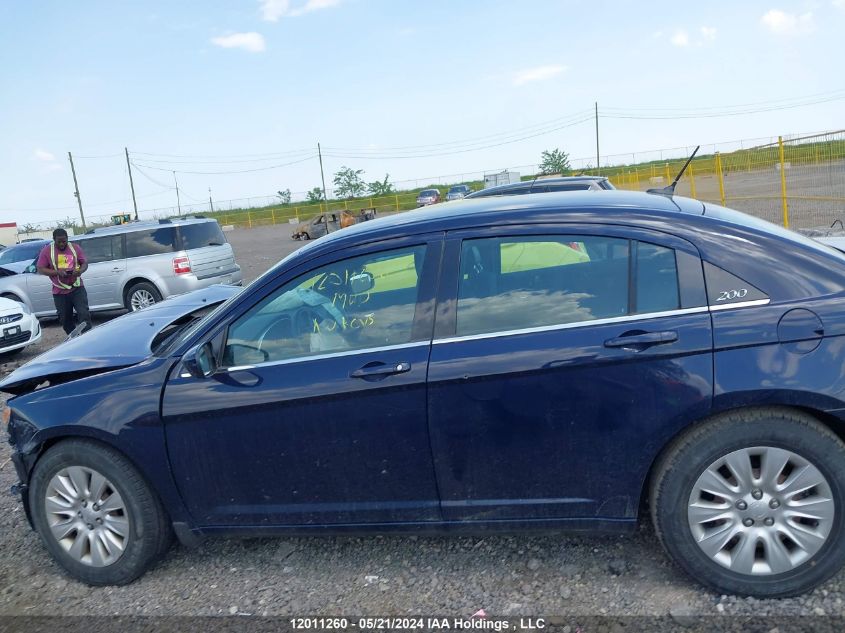 2014 Chrysler 200 Lx VIN: 1C3CCBAB3EN232025 Lot: 12011260