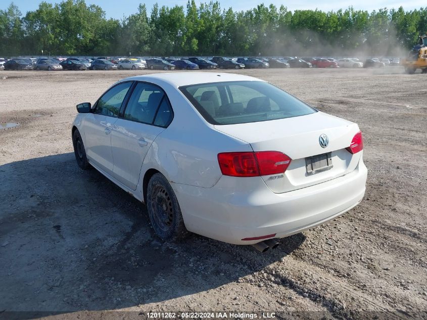 2013 Volkswagen Jetta Sedan VIN: 3VW2K7AJXDM431450 Lot: 12011262