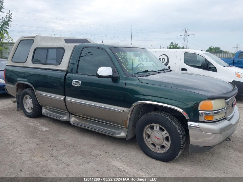 2002 GMC Sierra 1500 VIN: 1GTEC14VX2Z290853 Lot: 12011289