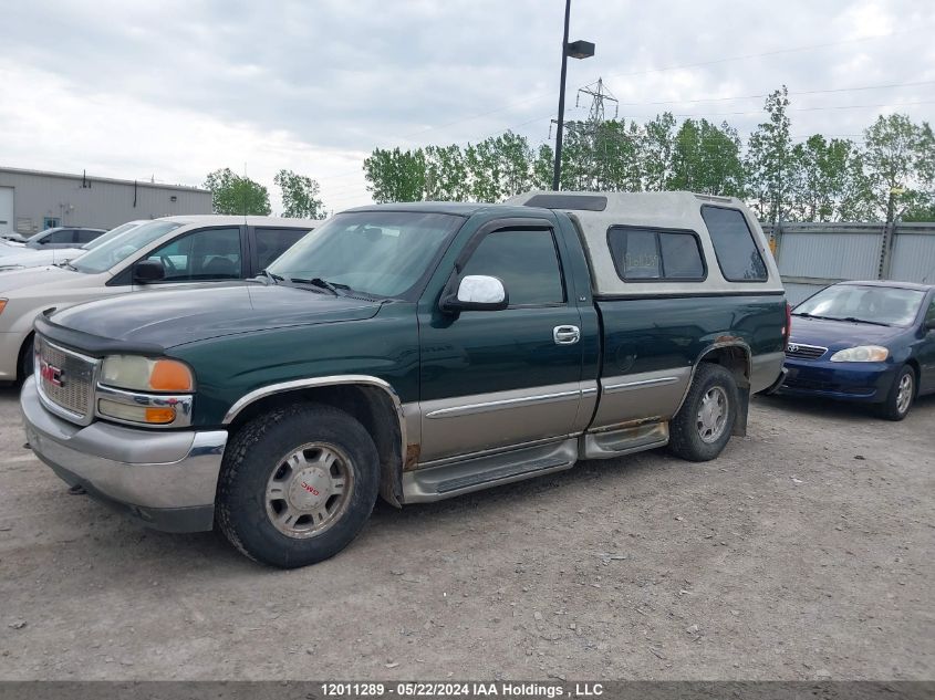 2002 GMC Sierra 1500 VIN: 1GTEC14VX2Z290853 Lot: 12011289