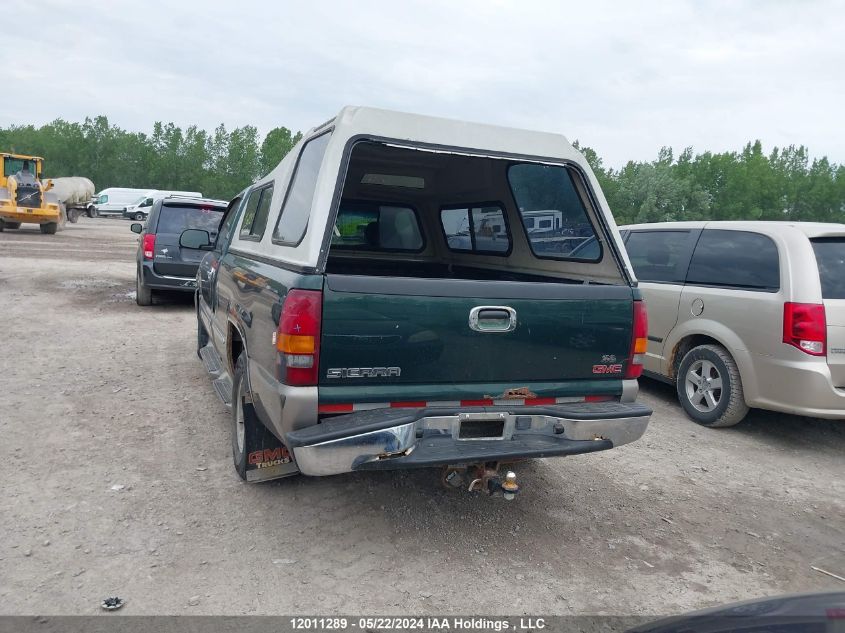 2002 GMC Sierra 1500 VIN: 1GTEC14VX2Z290853 Lot: 12011289