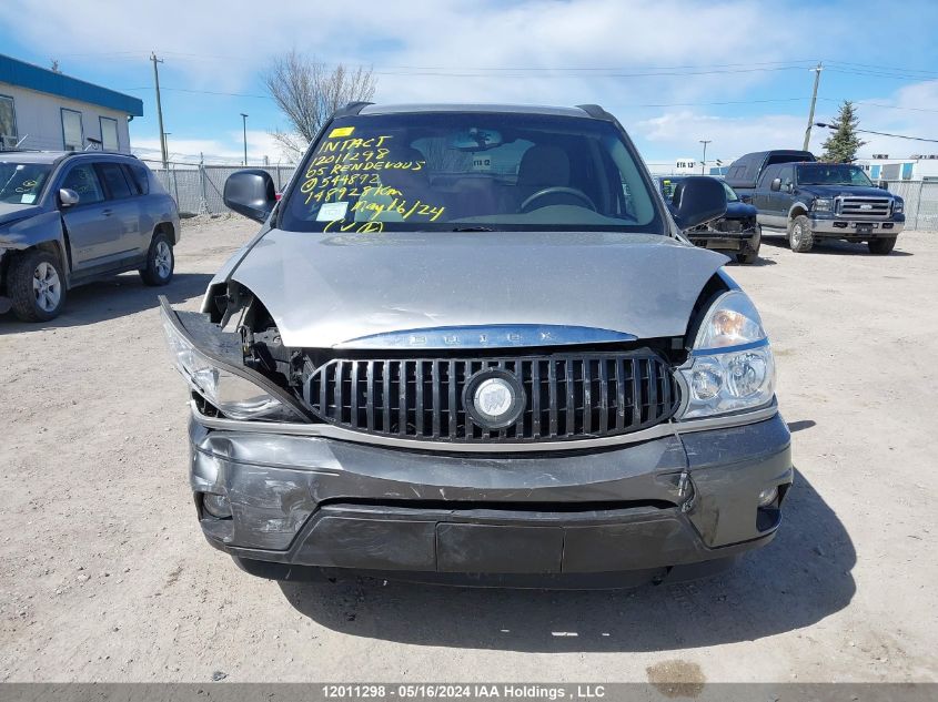 2005 Buick Rendezvous VIN: 3G5DA03E15S544892 Lot: 12011298