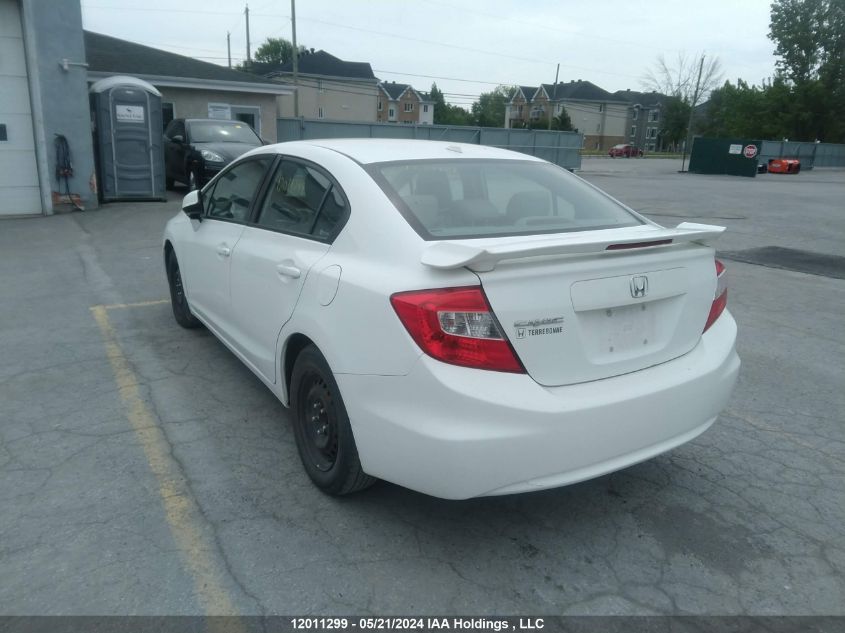 2012 Honda Civic Sdn VIN: 2HGFB2F95CH112851 Lot: 12011299