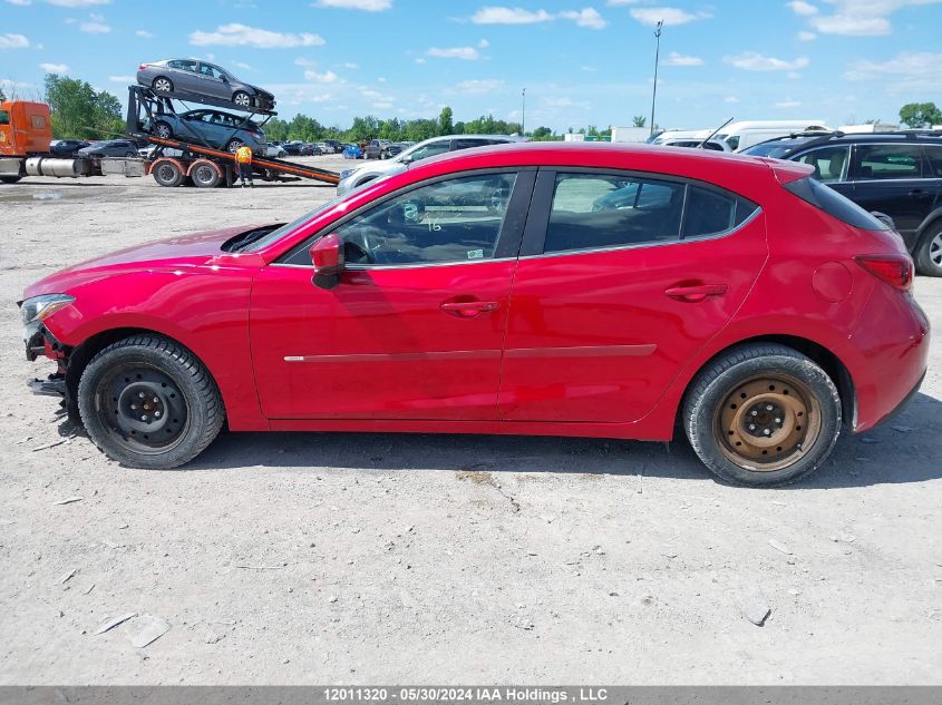 2016 Mazda Mazda3 VIN: 3MZBM1L79GM256525 Lot: 12011320