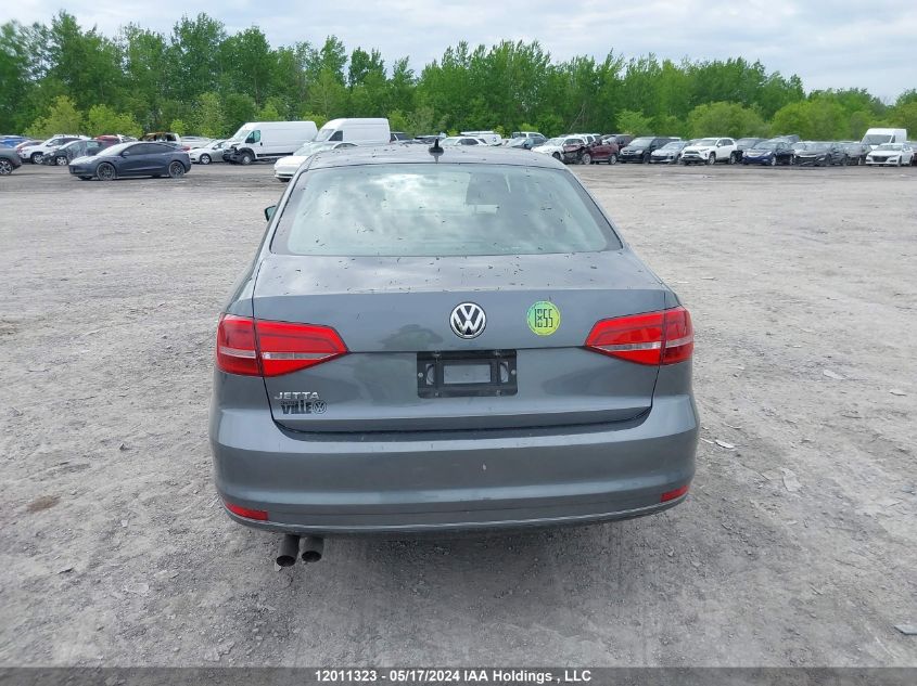 2015 Volkswagen Jetta Sedan VIN: 3VW2K7AJ0FM415843 Lot: 12011323