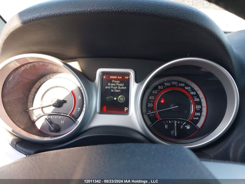 2017 Dodge Journey Gt VIN: 3C4PDDFG8HT593183 Lot: 12011342