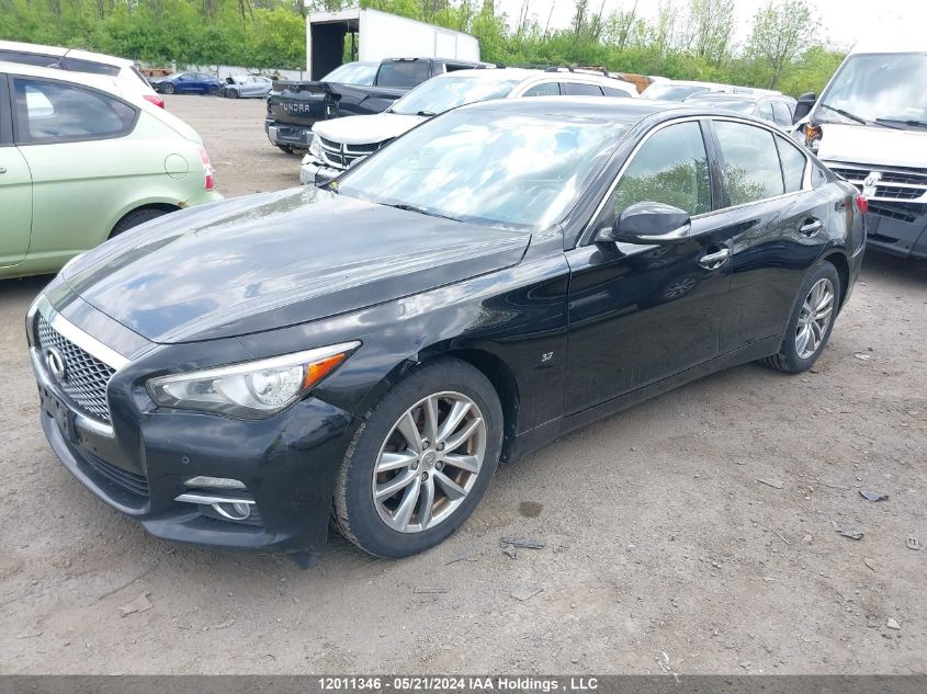 2014 Infiniti Q50 VIN: JN1BV7AR5EM703466 Lot: 12011346