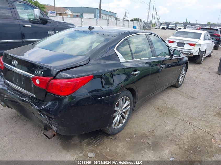 2014 Infiniti Q50 VIN: JN1BV7AR5EM703466 Lot: 12011346