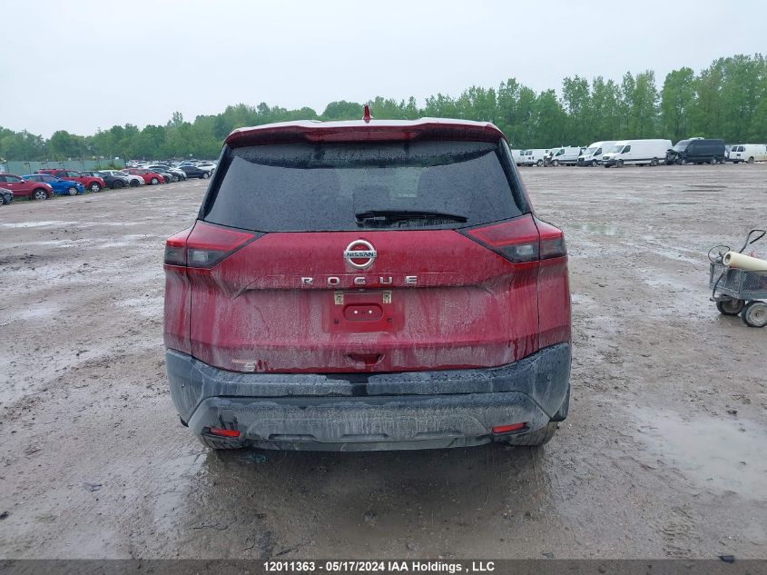 2021 Nissan Rogue S VIN: 5N1AT3AAXMC700063 Lot: 12011363