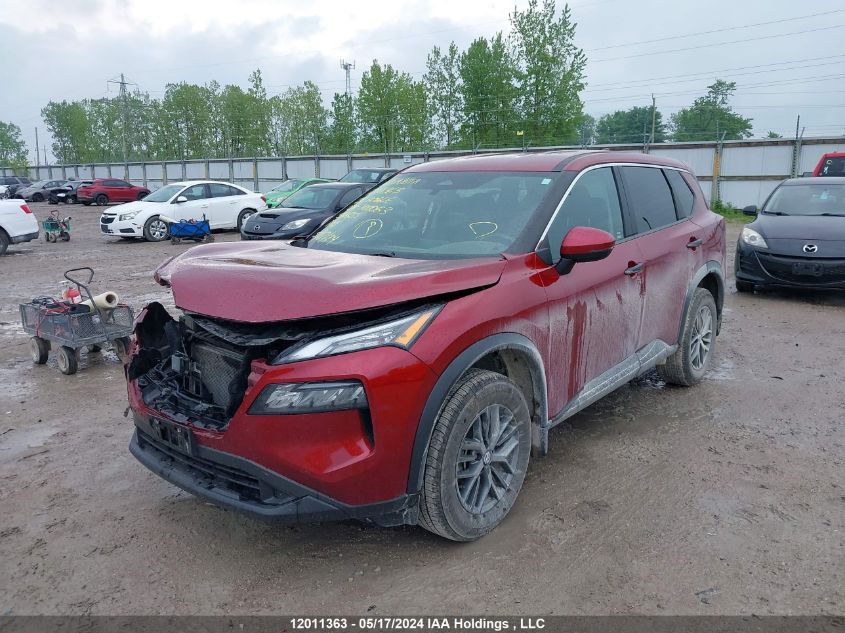 2021 Nissan Rogue S VIN: 5N1AT3AAXMC700063 Lot: 12011363