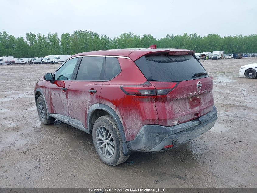 2021 Nissan Rogue S VIN: 5N1AT3AAXMC700063 Lot: 12011363