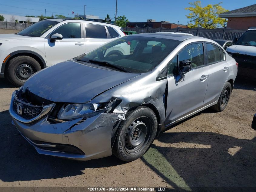 2013 Honda Civic Lx VIN: 2HGFB2E50DH023740 Lot: 12011378