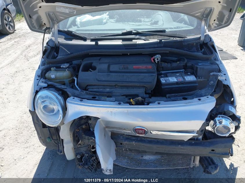 2013 Fiat 500 Sport VIN: 3C3CFFBR6DT585447 Lot: 12011379