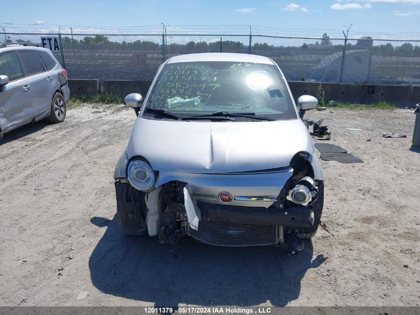 2013 Fiat 500 Sport VIN: 3C3CFFBR6DT585447 Lot: 12011379