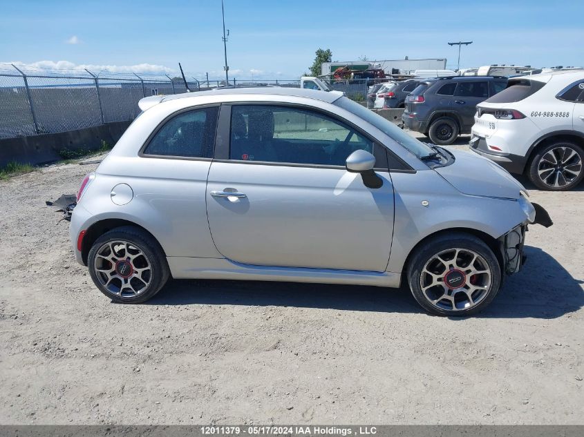 2013 Fiat 500 Sport VIN: 3C3CFFBR6DT585447 Lot: 12011379