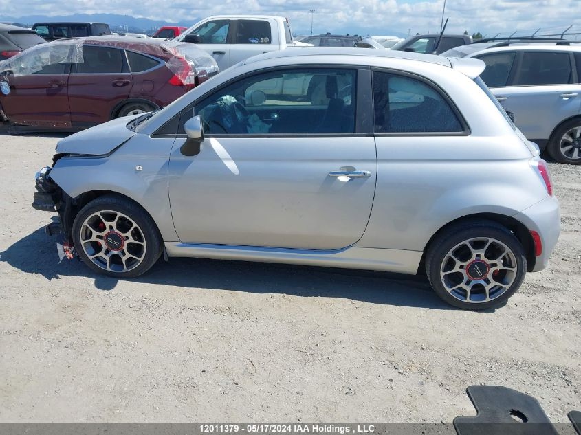 2013 Fiat 500 Sport VIN: 3C3CFFBR6DT585447 Lot: 12011379