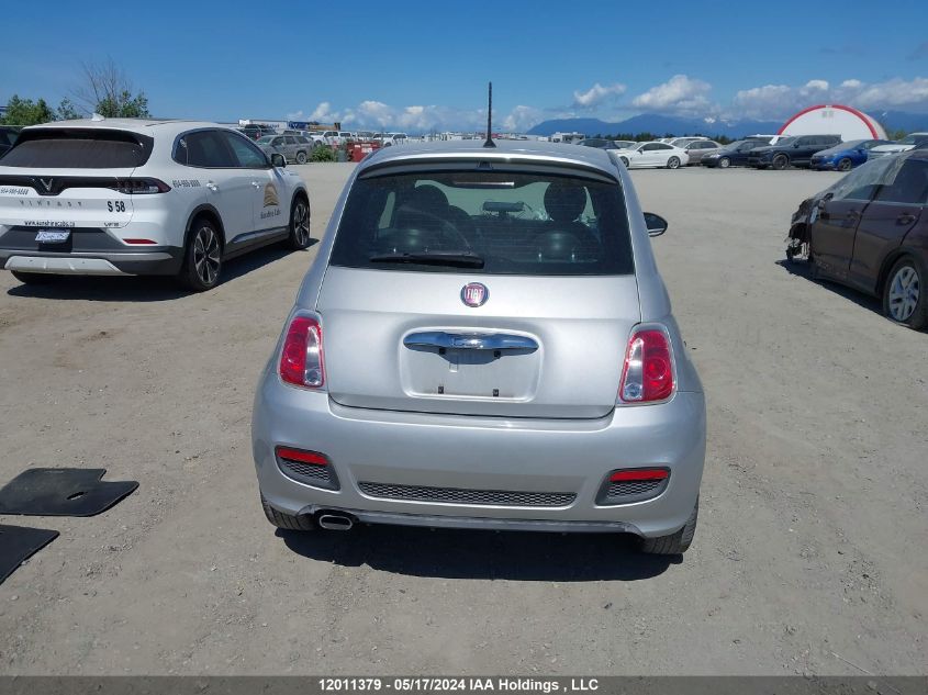 2013 Fiat 500 Sport VIN: 3C3CFFBR6DT585447 Lot: 12011379