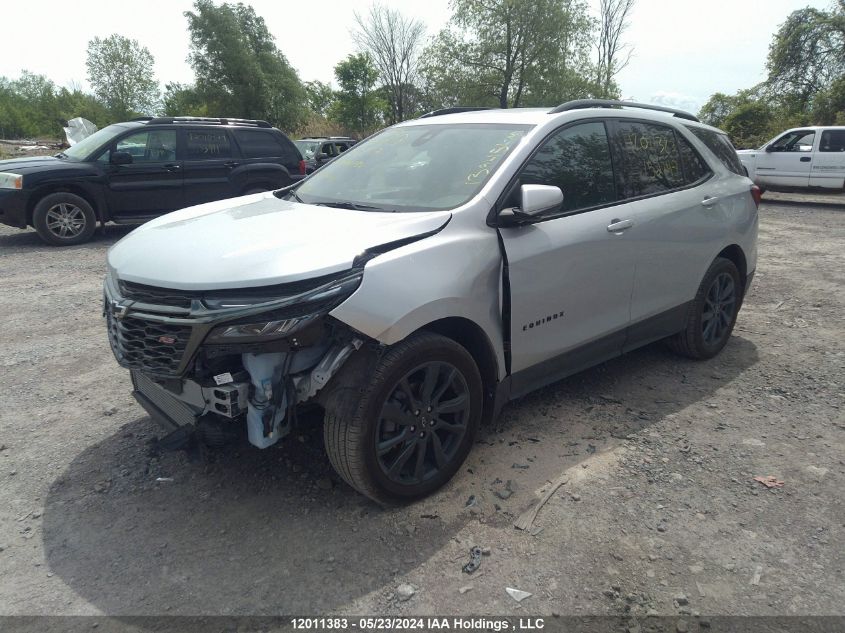 2022 Chevrolet Equinox VIN: 2GNAXWEV2N6152147 Lot: 12011383