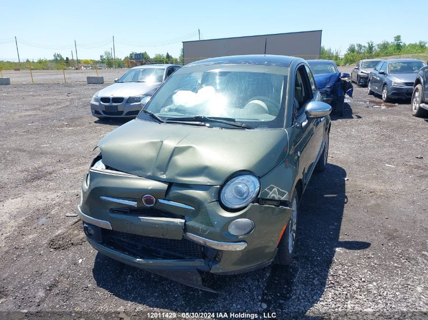 2012 Fiat 500 Lounge VIN: 3C3CFFCR2CT173099 Lot: 12011429