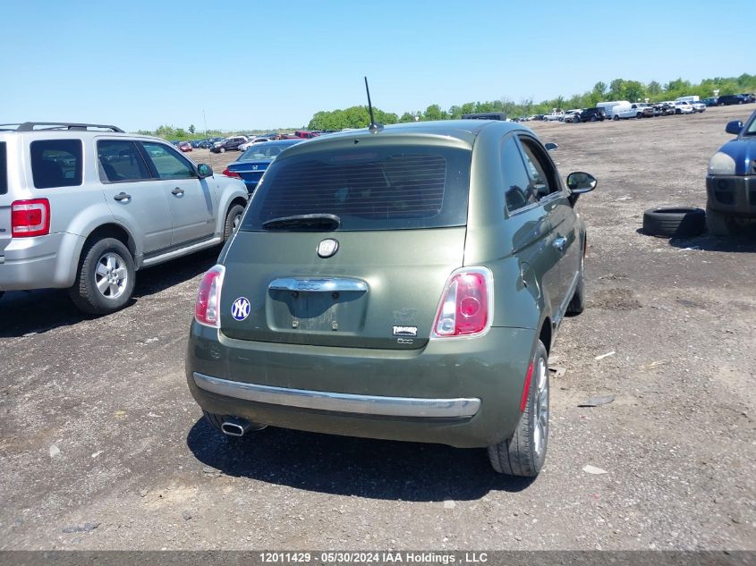 2012 Fiat 500 Lounge VIN: 3C3CFFCR2CT173099 Lot: 12011429