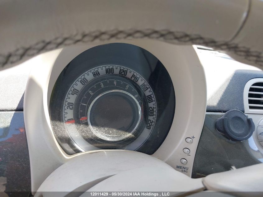 2012 Fiat 500 Lounge VIN: 3C3CFFCR2CT173099 Lot: 12011429