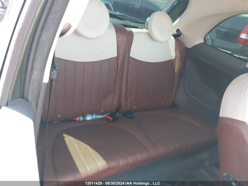 2012 Fiat 500 Lounge VIN: 3C3CFFCR2CT173099 Lot: 12011429