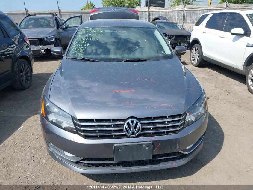 2015 Volkswagen Passat VIN: 1VWAV7A39FC067305 Lot: 12011434