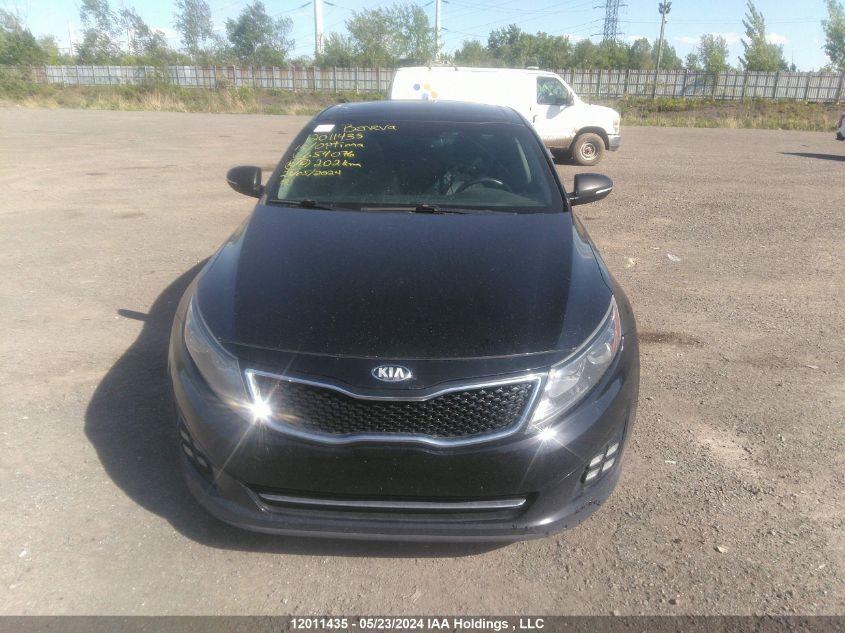 2015 Kia Optima VIN: KNAGR4A63F5654076 Lot: 12011435